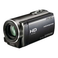 Sony HDR-CX170 Manuals | ManualsLib