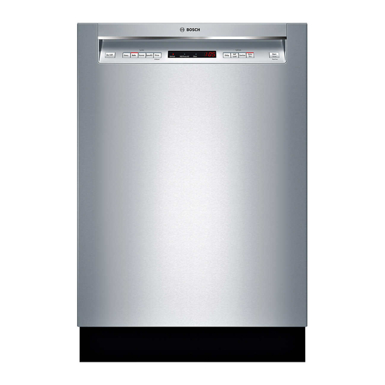 Installing bosch store 300 series dishwasher