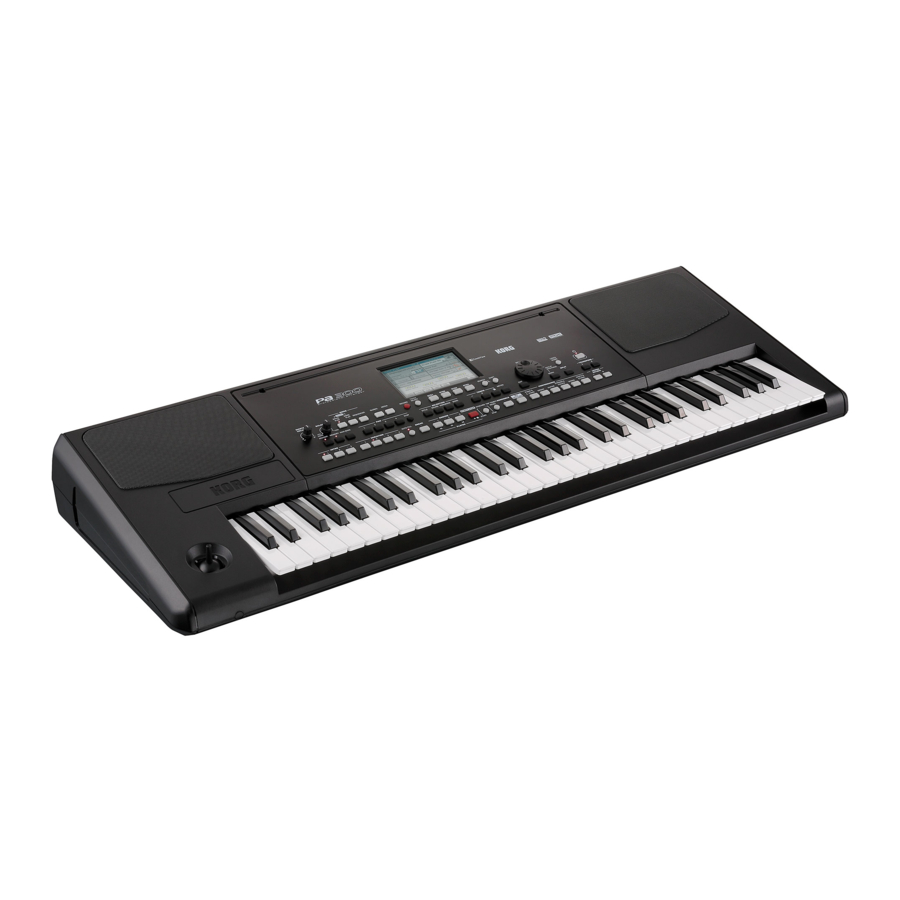 Korg Pa300 User Manual