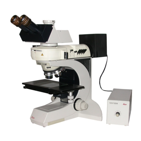 LEICA DM LM BRIEF INSTRUCTIONS Pdf Download ManualsLib