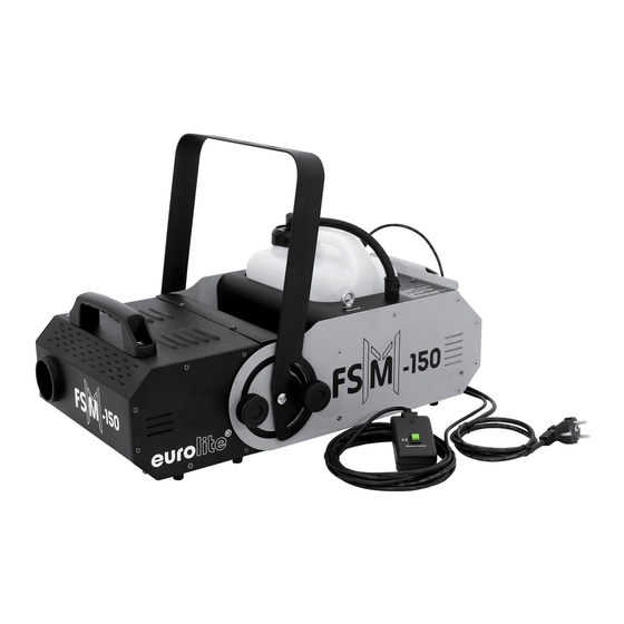 EuroLite FSM-150 Manuals