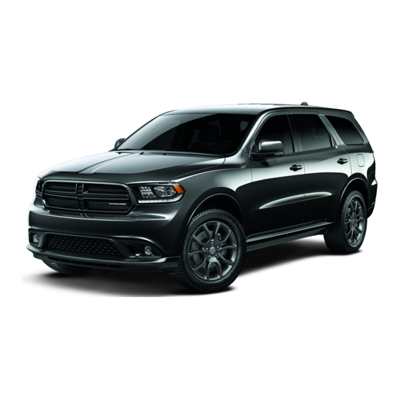 DODGE DURANGO 2017 OWNER