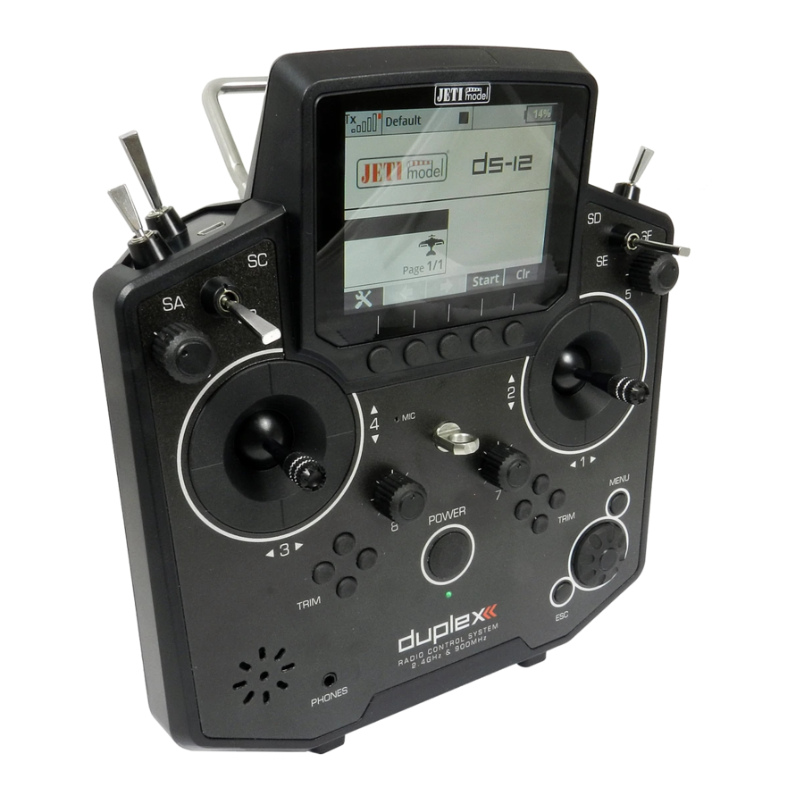 Duplex Jeti DS-12 Manual