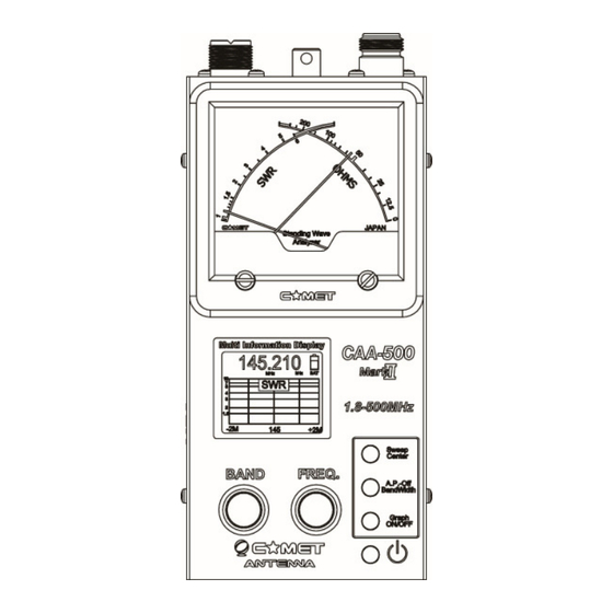 Comet CAA-500 Mark II Instruction Manual