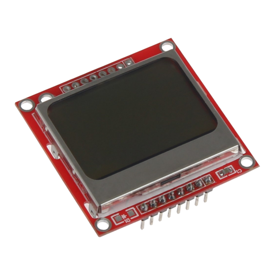 User Manuals: Joy-it 84X48 LCD DISPLAY Module