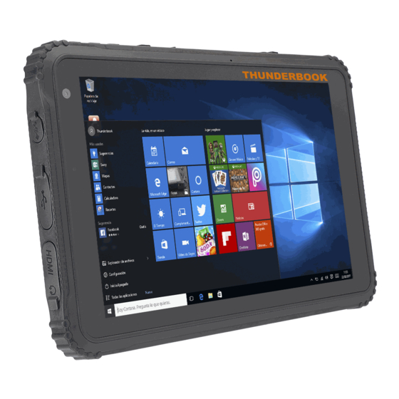 Thunderbook Colossus W800 Quick User Manual