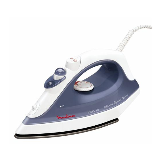 Moulinex inicio 20 Manual
