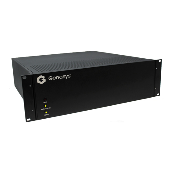 GENASYS 3RU User Manual