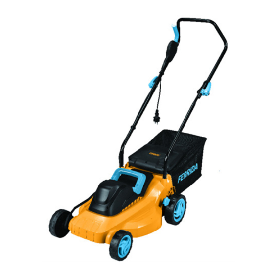 User Manuals: Ferrida LM 3715 Electric Lawn Mower