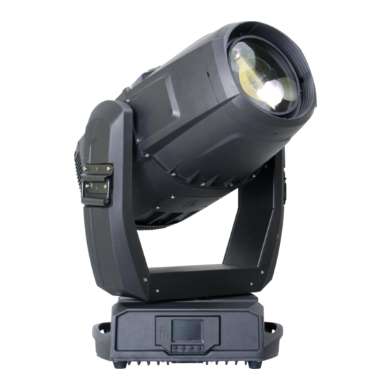 PR Lighting AQUA 580 BWS Manuals