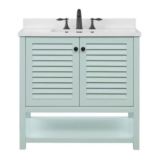 Home Decorators Collection GRACE 36 Installation Manual