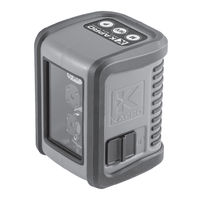 Kapro Prolaser Cross Line Laser 852 User Manual