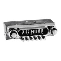 Antique Automobile Radio 093401BT Installation & Operating Instructions