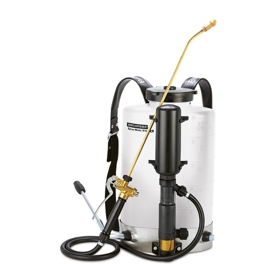Birchmeier Spray-Matic 10 B Instructions For Use