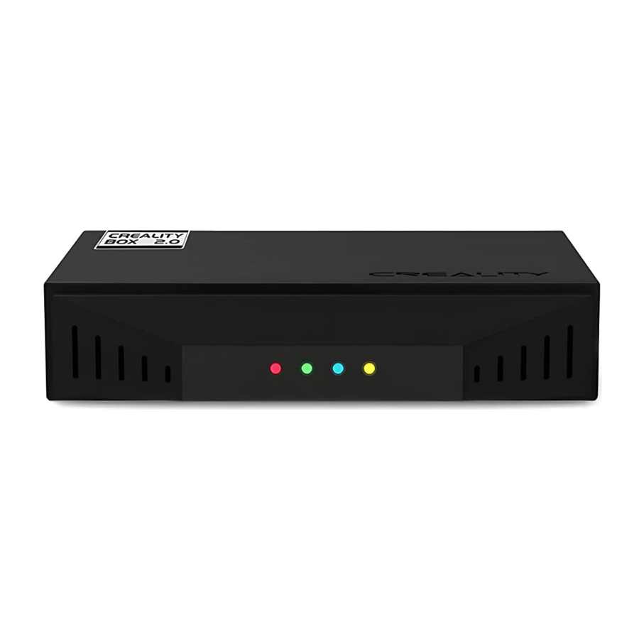 CREALITY BOX 2.0 Manual