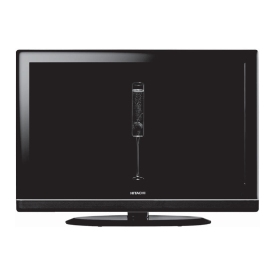 Hitachi L32A102 - LCD Direct View TV Manuals