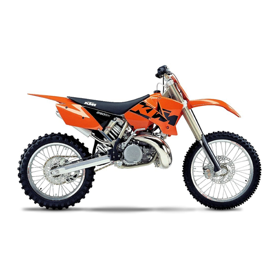 KTM 85 SX 2003 Owner's Manual