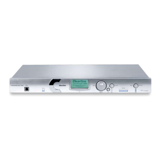 ClearOne Converge Pro Manual