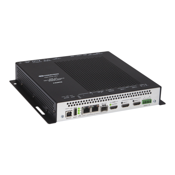 Crestron DigitalMedia NVX Series Design Manual