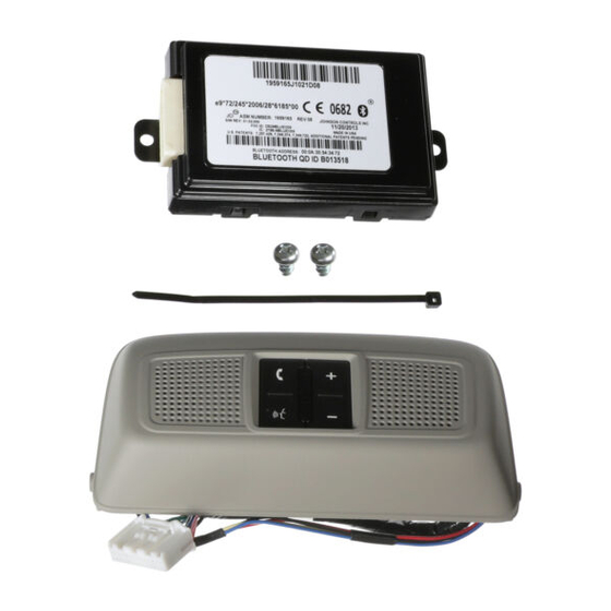 Subaru BlueConnect Quick Reference Manual