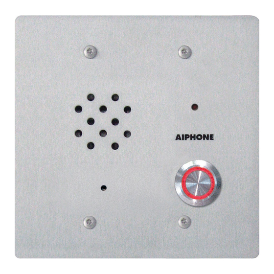 Aiphone IE-SSV Instructions