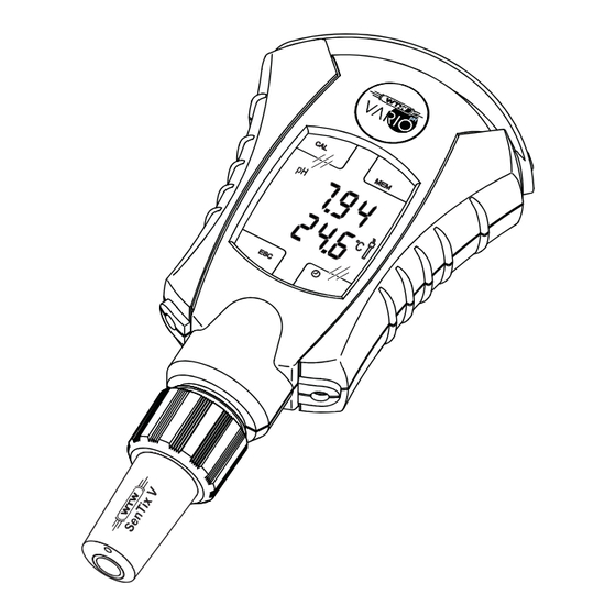 wtw VARIO Operating Manual