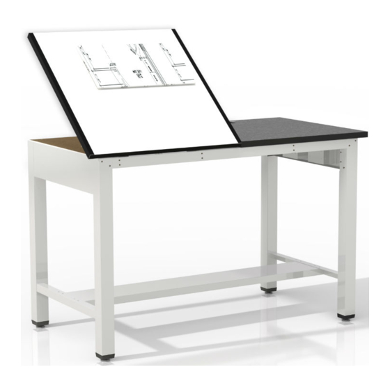 Mayline 50/50 Split Top Ranger Table 7774 Assembly Instructions Manual