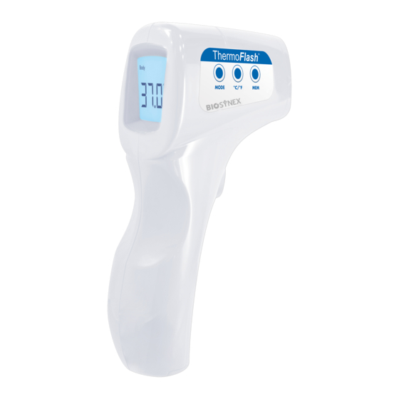 Biosynex Exacto ThermoFlash Premium User Manual