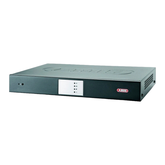 User Manuals: Abus TVVR30000 Digital Recorder