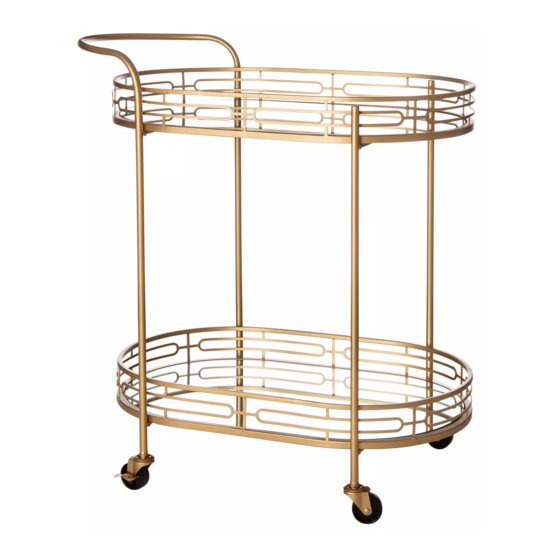 GLITZHOME BAR CART Assembly Instruction