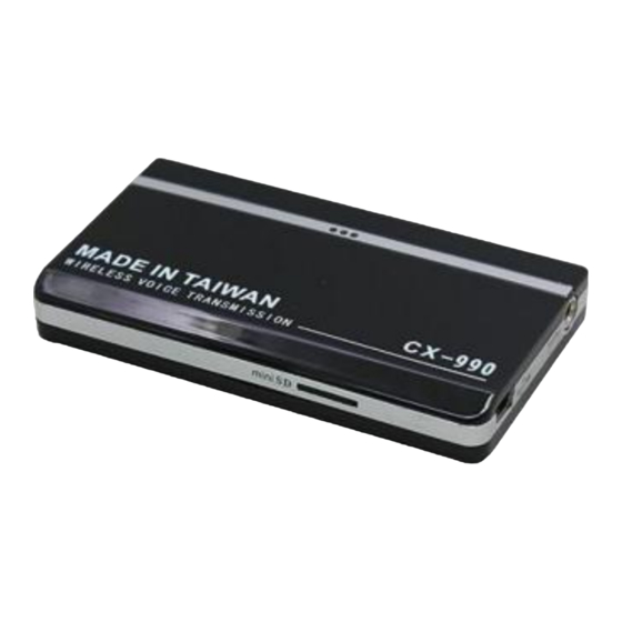 OzSpy ANCX990 Manual