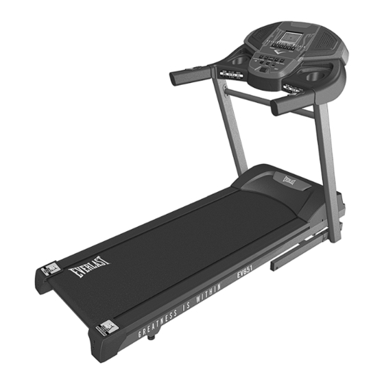 User Manuals Everlast EV651 Folding Treadmill