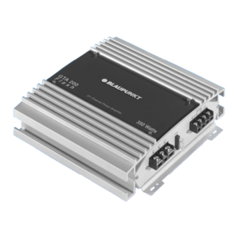 Blaupunkt GTA 200 Flash Operating And Installation Instructions