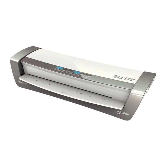 LEITZ iLAM OFFICE PRO A3 Instructions For Use Manual