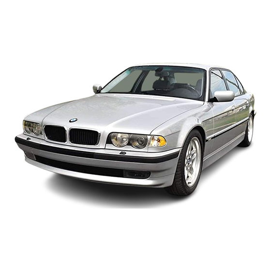 BMW SERIE 7 2001 Manual