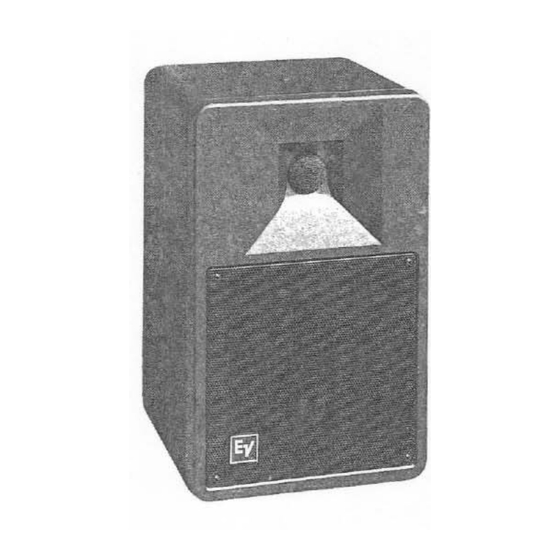 Electro-Voice S-60A Specification Sheet