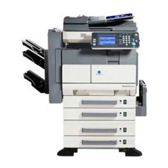 Konica Minolta bizhub 250 Service Manual