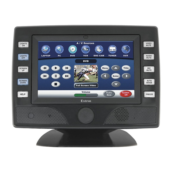 Extron electronics TLP 700TV Setup Manual