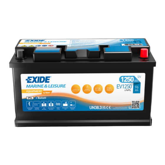 Exide EV640 User Manual