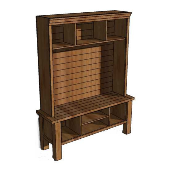 ANAWHITE Knock-OffWood Tryde Media Console Manual