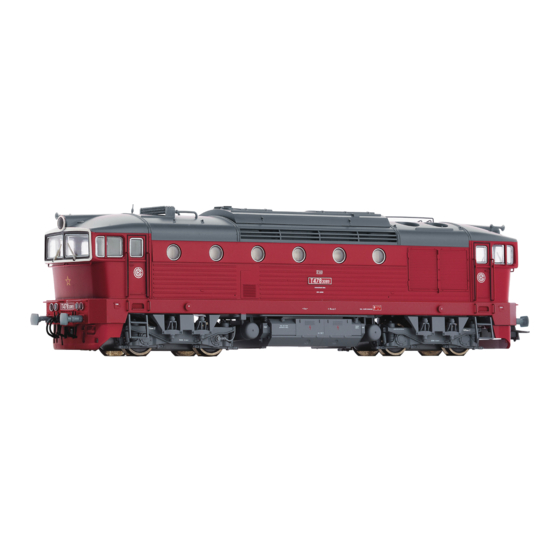 roco Diesellocomotive T 478 CSD Operating Manual