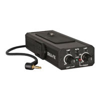 Beachtek DXA-FX Operating Instructions