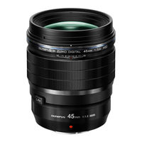 Olympus M.Zuiko ED 45mm f1.2 PRO Instructions Manual