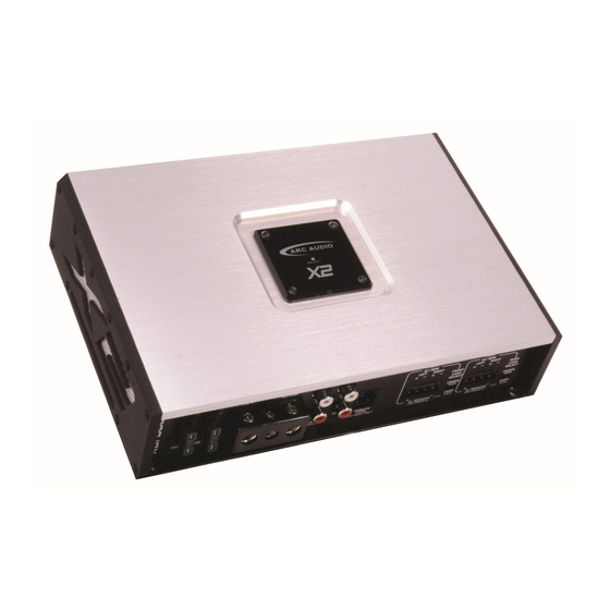 ARC Audio X2 600.4 Owner's Manual