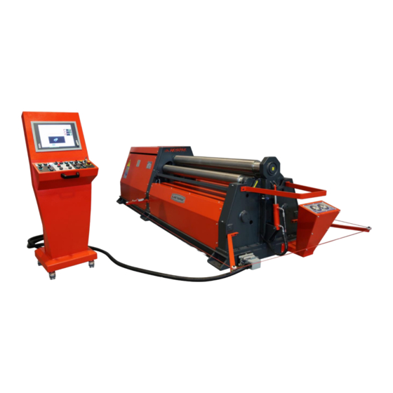 User Manuals: AKYAPAK AHS Plate Bending Roll