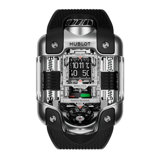Hublot MP-10 Instruction Manual