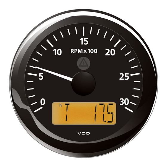 VDO VIEWLINE TACHOMETER Product Information
