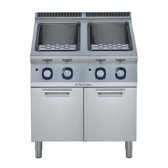 Electrolux Modular Cooking Range Line 900XP Electric Pasta Cooker, 2 Wells, 40 litres Manual