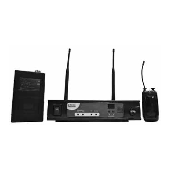 FITNESS AUDIO U Series Operating Manual