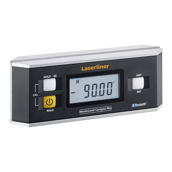 LaserLiner MasterLevel Compact Plus Manual
